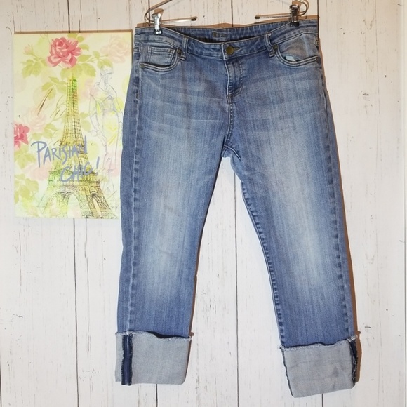 Kut from the Kloth Denim - Kut from the Kloth Cameron cropped cuffed jeans